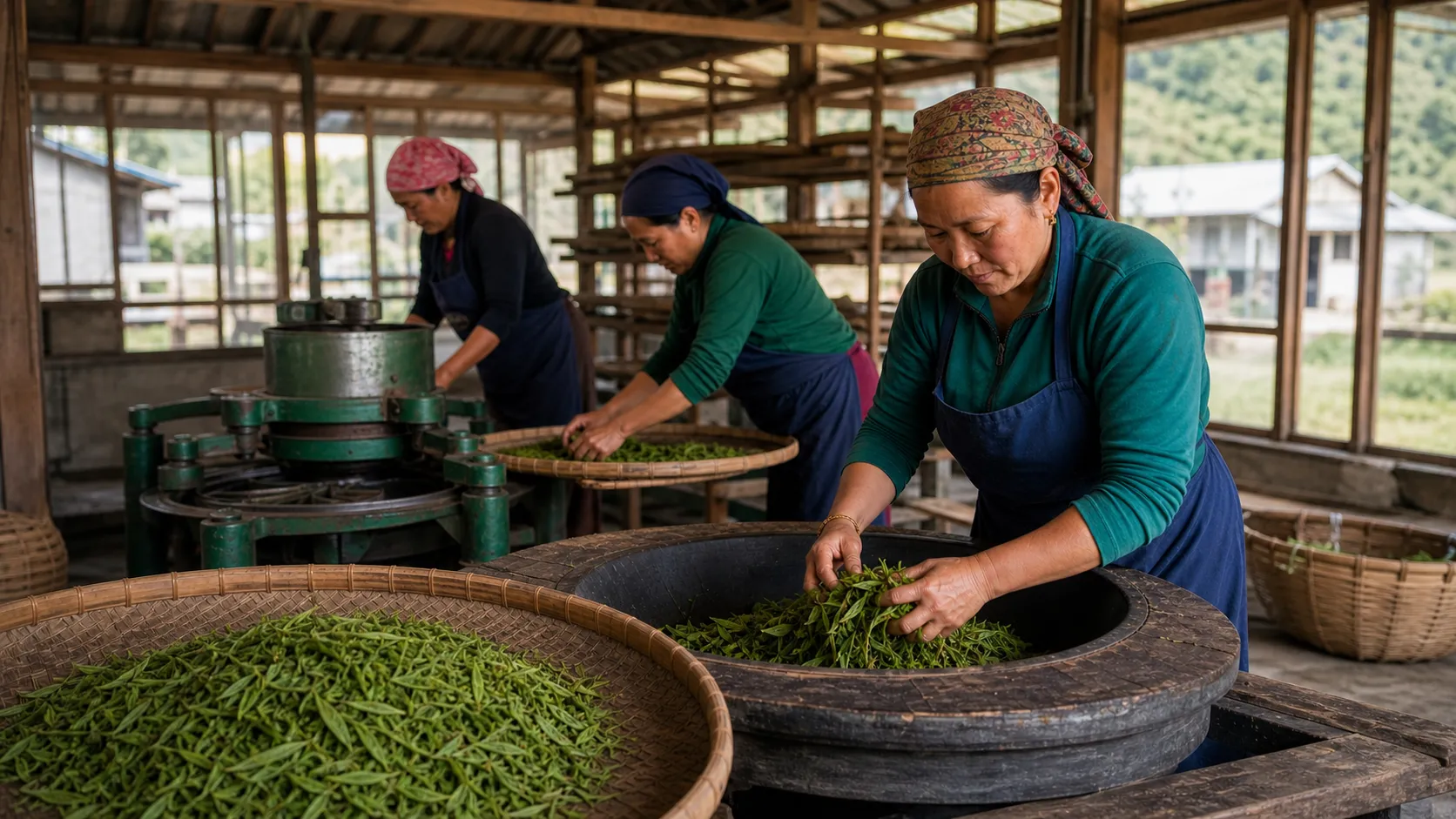 sherpa tea cesta cajoveho listku